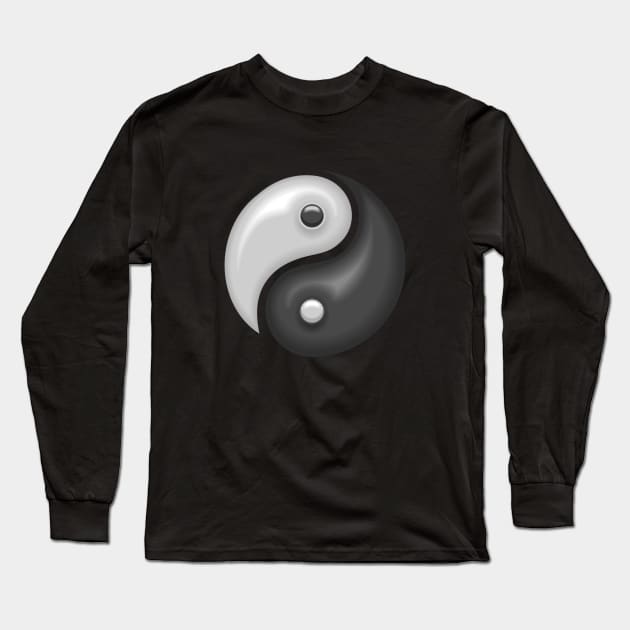 Image: Yin Yang Long Sleeve T-Shirt by itemful